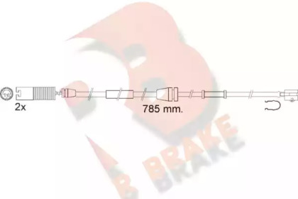 Контакт R BRAKE 610536RB